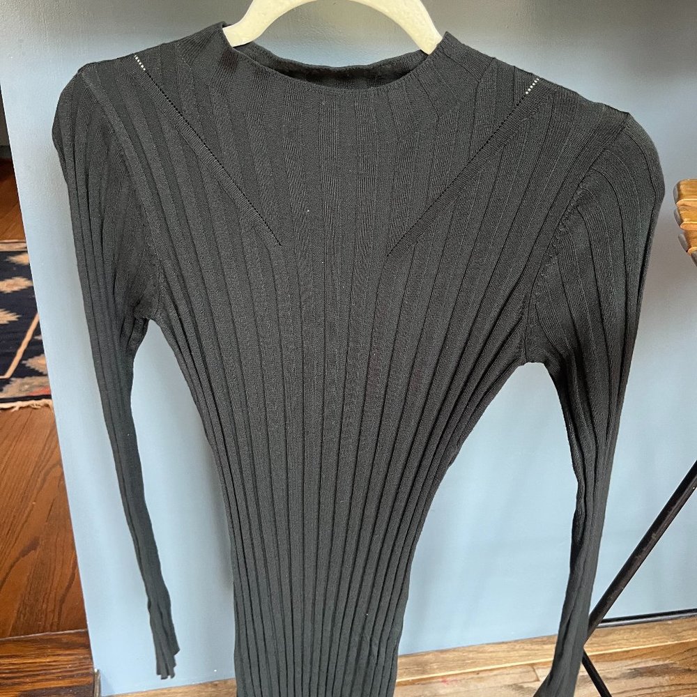 Mango fitted sweater dress